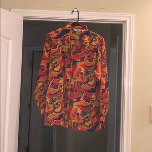 DESIGN floral vintage top